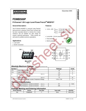 FDMB506P datasheet  